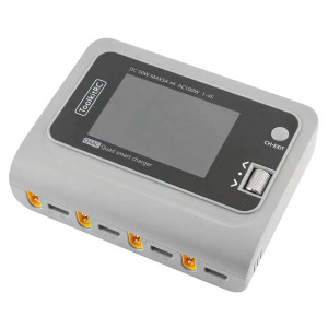 Зарядний пристрій ToolkitRC Q4AC 4×50W — AC/DC 100W/200W, 4 канали, 5A, LiPo 1–4S для FPV-дронів та RC-моделей. Photo 2